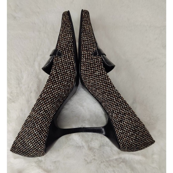 Vintage Y2K Old Money Pointed Heel Shoes 9 - Picture 5 of 8